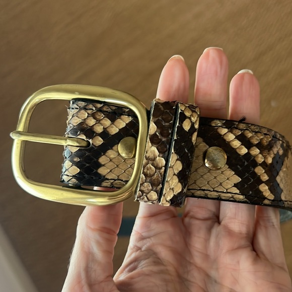 AUTHENTIC Python Belt - Picture 2 of 4
